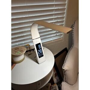 Intertek Ottlite LED Date Time Flexible Charging Station Desk Lamp